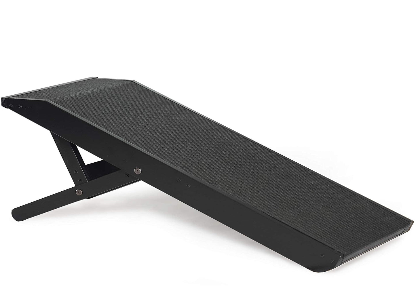 Adjustable Dog Ramp For Bed Small Dog & Large Dogs - Folding Dachshund Ramp Pet Ramp For Couch With Platform Top Anti-Slip Surface - Dog Ramps For Medium Dogs & Old Cats